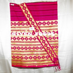 A132 KAIN TAPIS ABUNG CATUR BINTANG BAHAN PINK